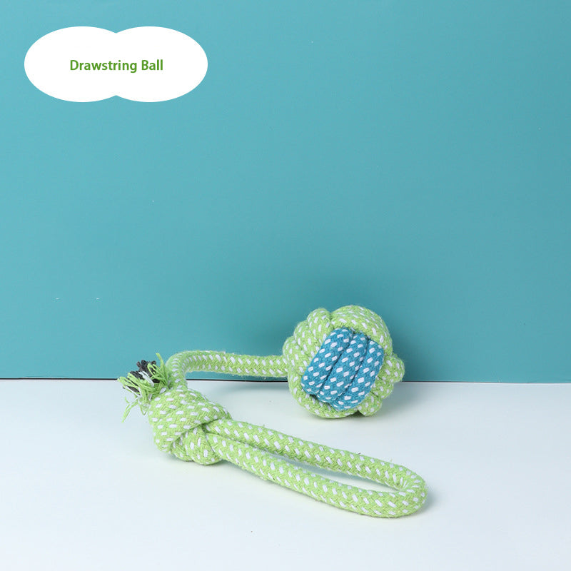 Cotton Blend Pull Dog Toy