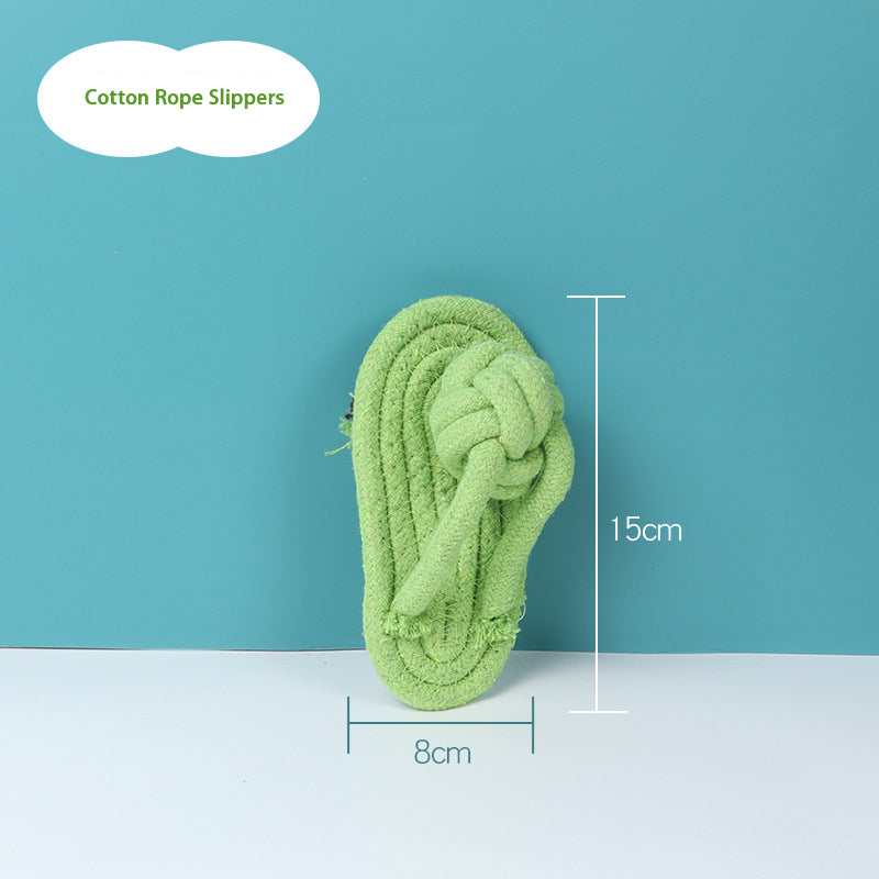 Cotton Blend Pull Dog Toy