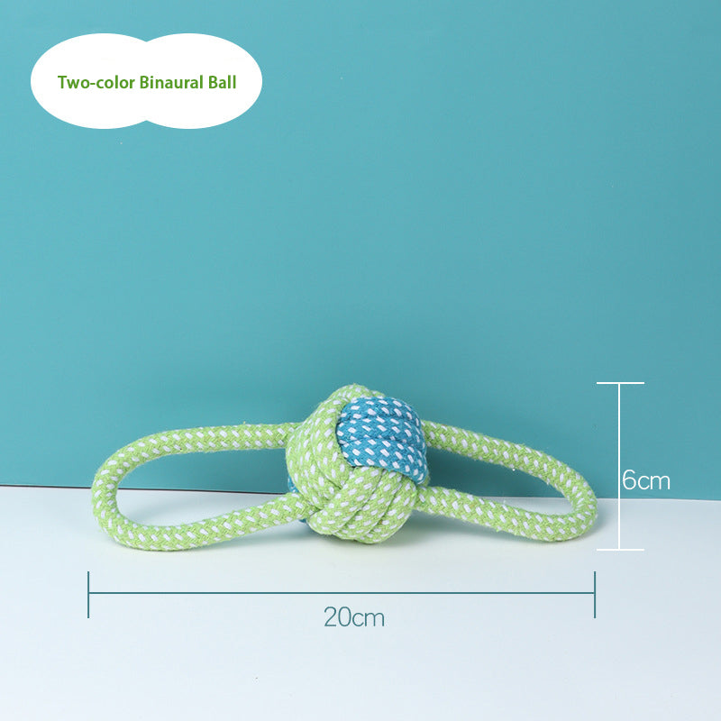 Cotton Blend Pull Dog Toy