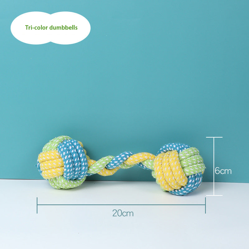Cotton Blend Pull Dog Toy