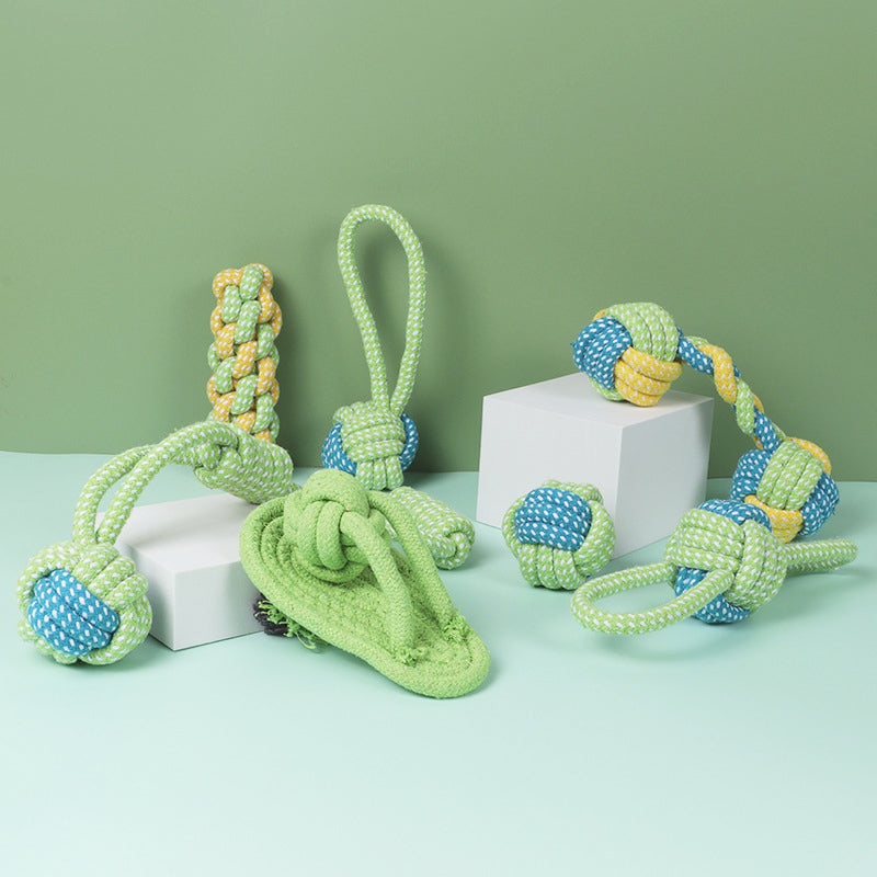 Cotton Blend Pull Dog Toy