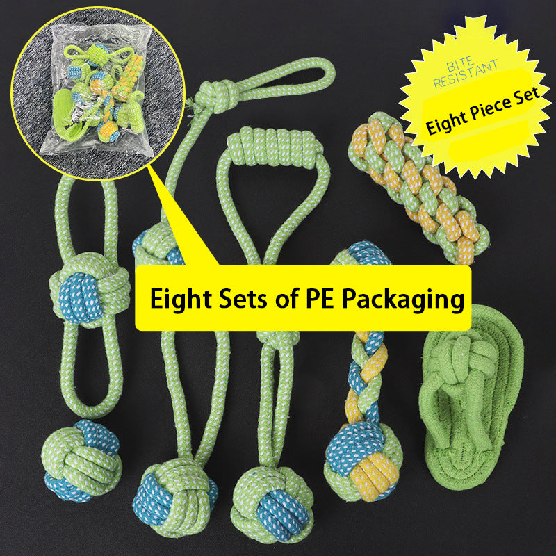 Cotton Blend Pull Dog Toy